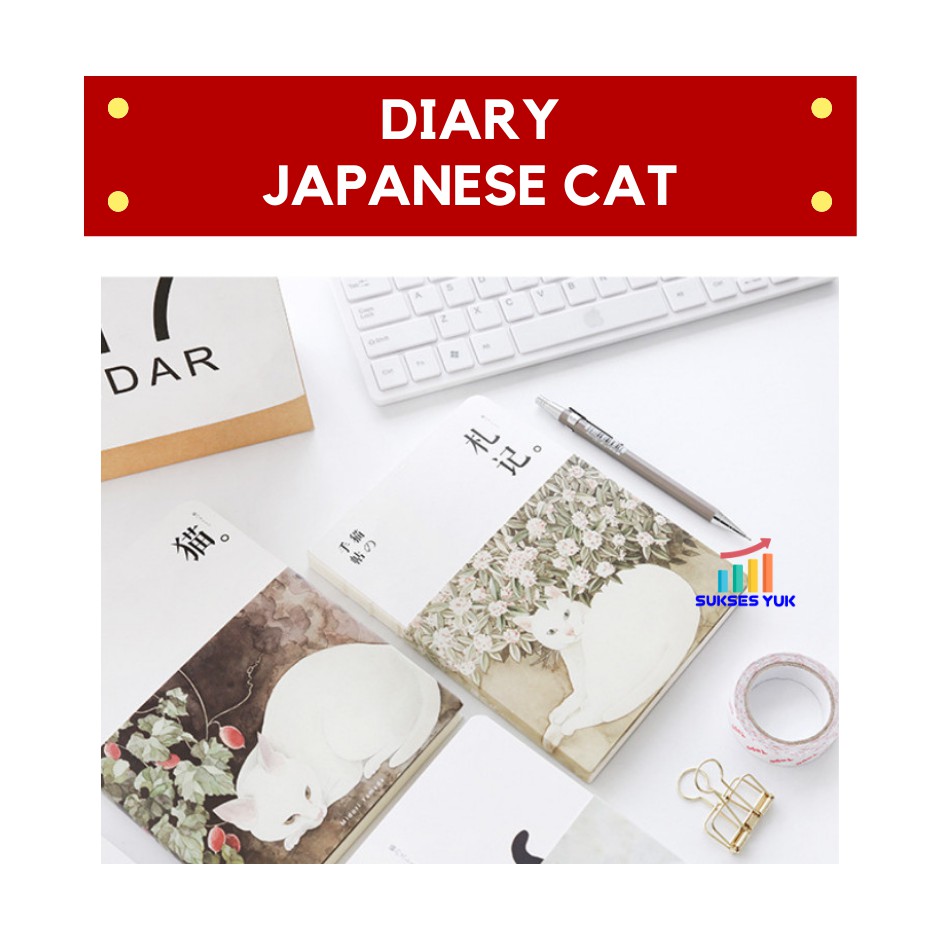 

Diary Agenda Notebook Jurnal JAPANESE CAT