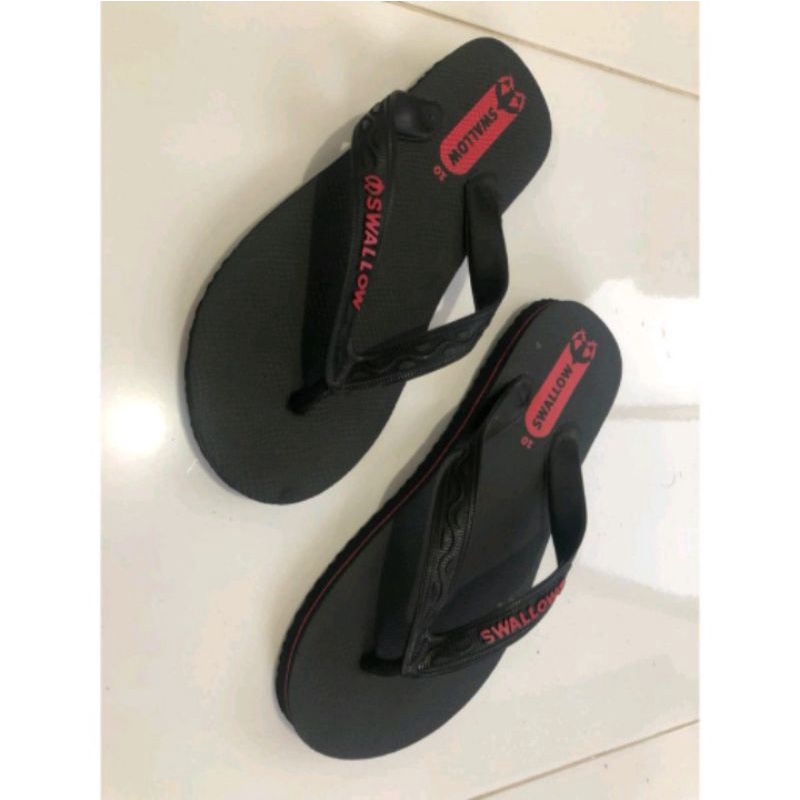 sandal jepit swallow black pearl m 02 sandal karet