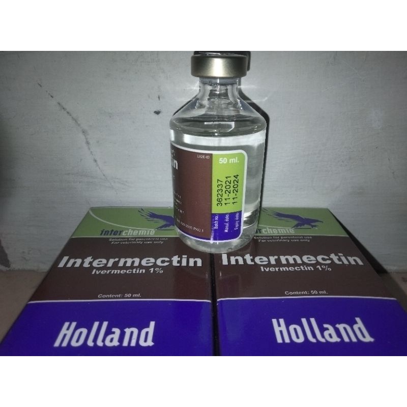 Intermectin @50ml (Ivermectin 1%) Obat Parasit Cacing