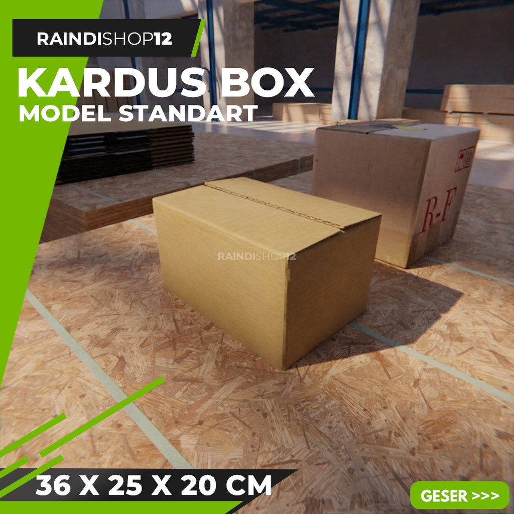 

BOX 36 X 25 X 20 CM KARDUS KOTAK KEMASAN PACKAGING KADO POLOS