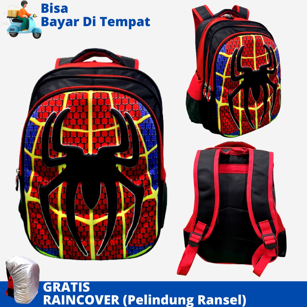 Tas Ransel Anak SD Import DSTR-1916 Ukuran SD Tas Sekolah Tas Anak Laki Laki