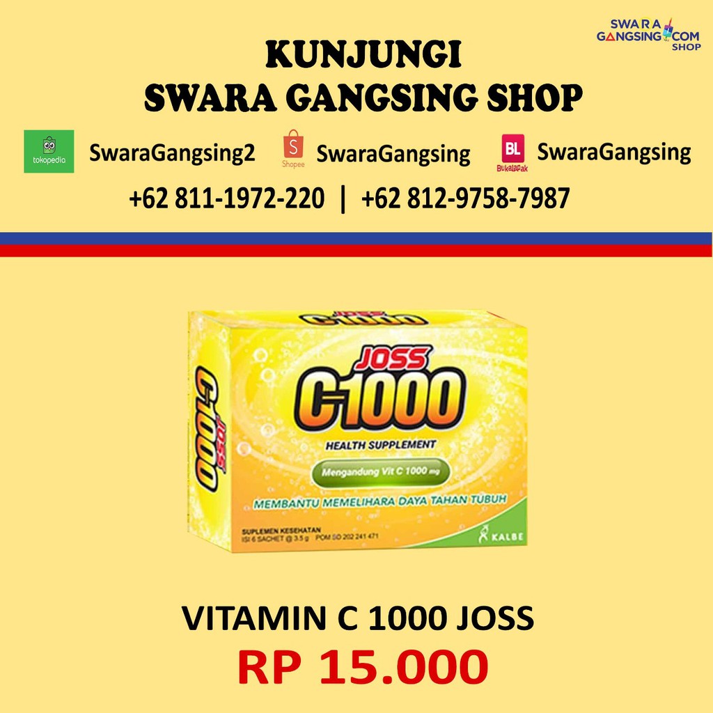 Vitamin C1000 JOSS 12 sachet