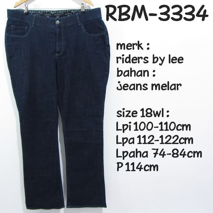 RBM-3334 CELANA JEANS RIDERS BY LEE BIG SIZE JUMBO (PILIH SIZE)