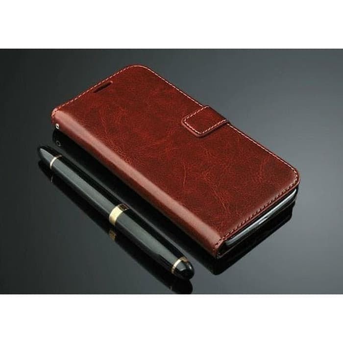 CASE J4 PLUS/J4 PRIME FLIP WALLET PREMIUM LEATHER