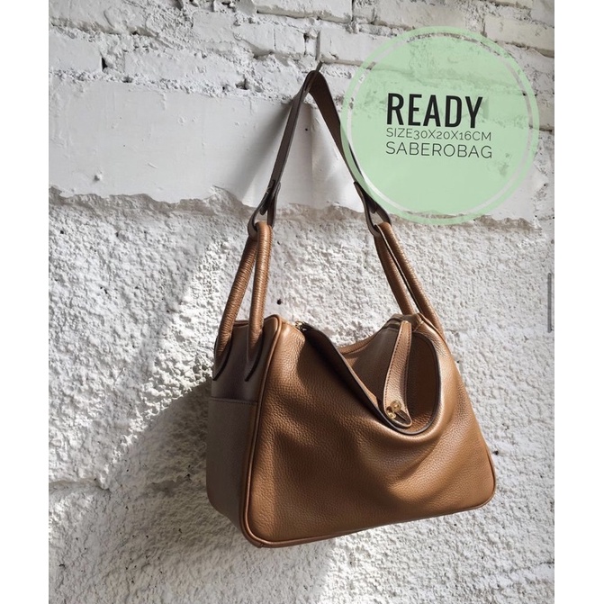 Sabero Bag Lindy 100% GENUINE LEATHER in camel (PRELOVED)