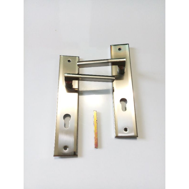 HANDLE BESAR SET MINIMALIS KOTAK SAMPING PUTIH / KUNCI PINTU RUMAH