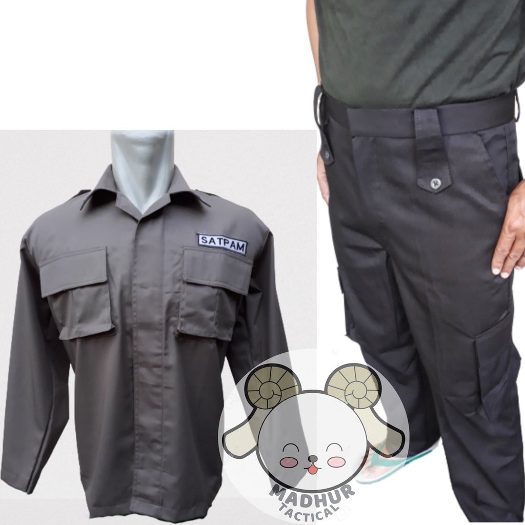 Setelan Baju Seragam Security Satpam PDH Terbaru 2021