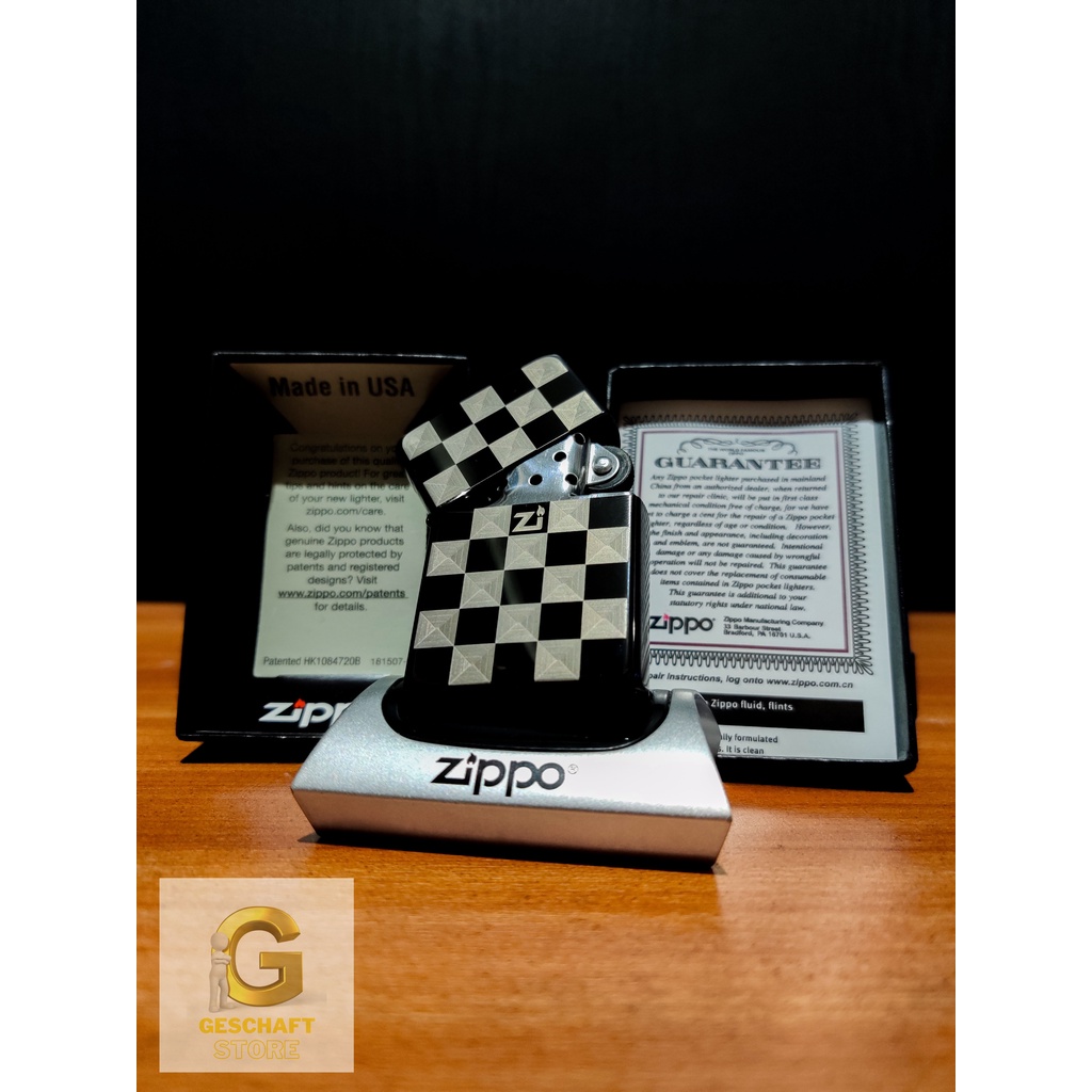 ZIPPO CHESS MOTIF 740 LZ│ZIPPO ORIGINAL│ZIPPO WATERPROOF│ZIPPO SERIES │MADE IN USA