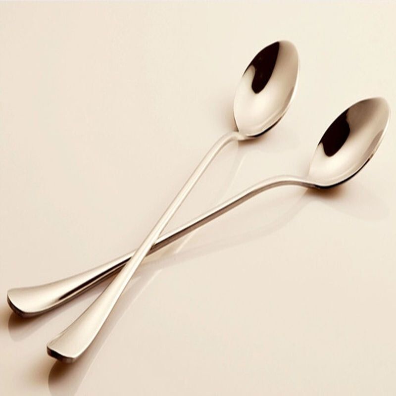 Sendok Teh Gagang Panjang Long Handled Tea Spoon Stainless Steel