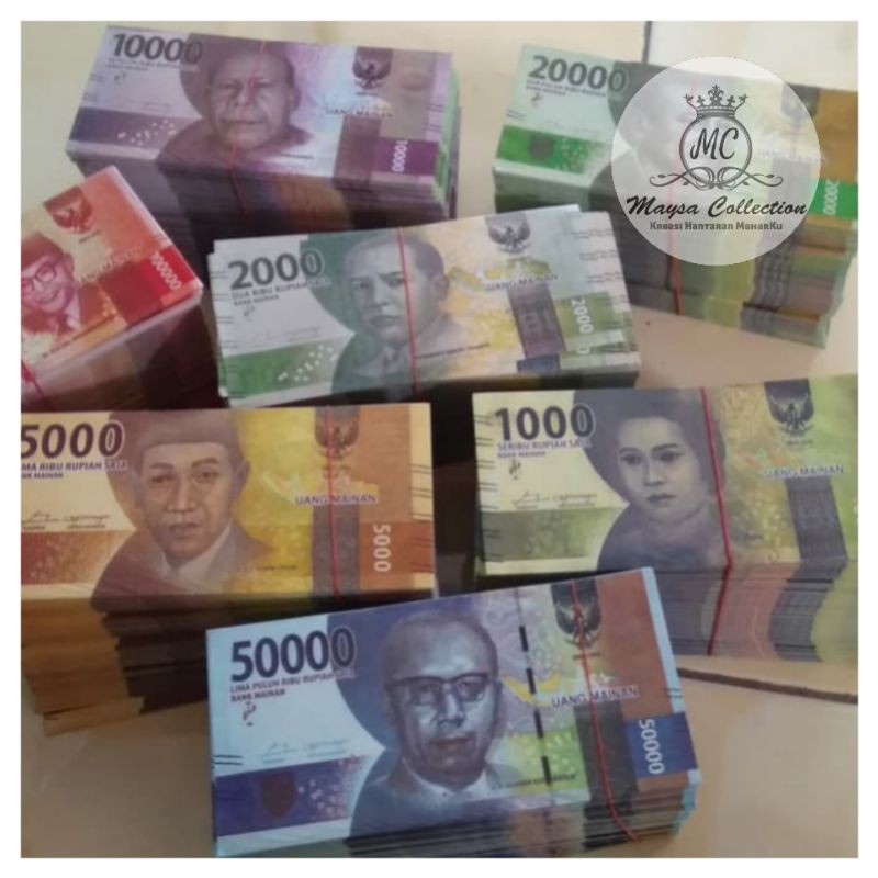 Uang Mainan || Uang Bahan Mahar isi 30 lembar