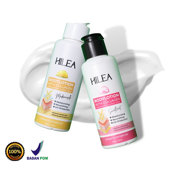 [ PROMO 1 PAKET 2 VARIAN ] Hilea Collagen Lotion Mix 100ml