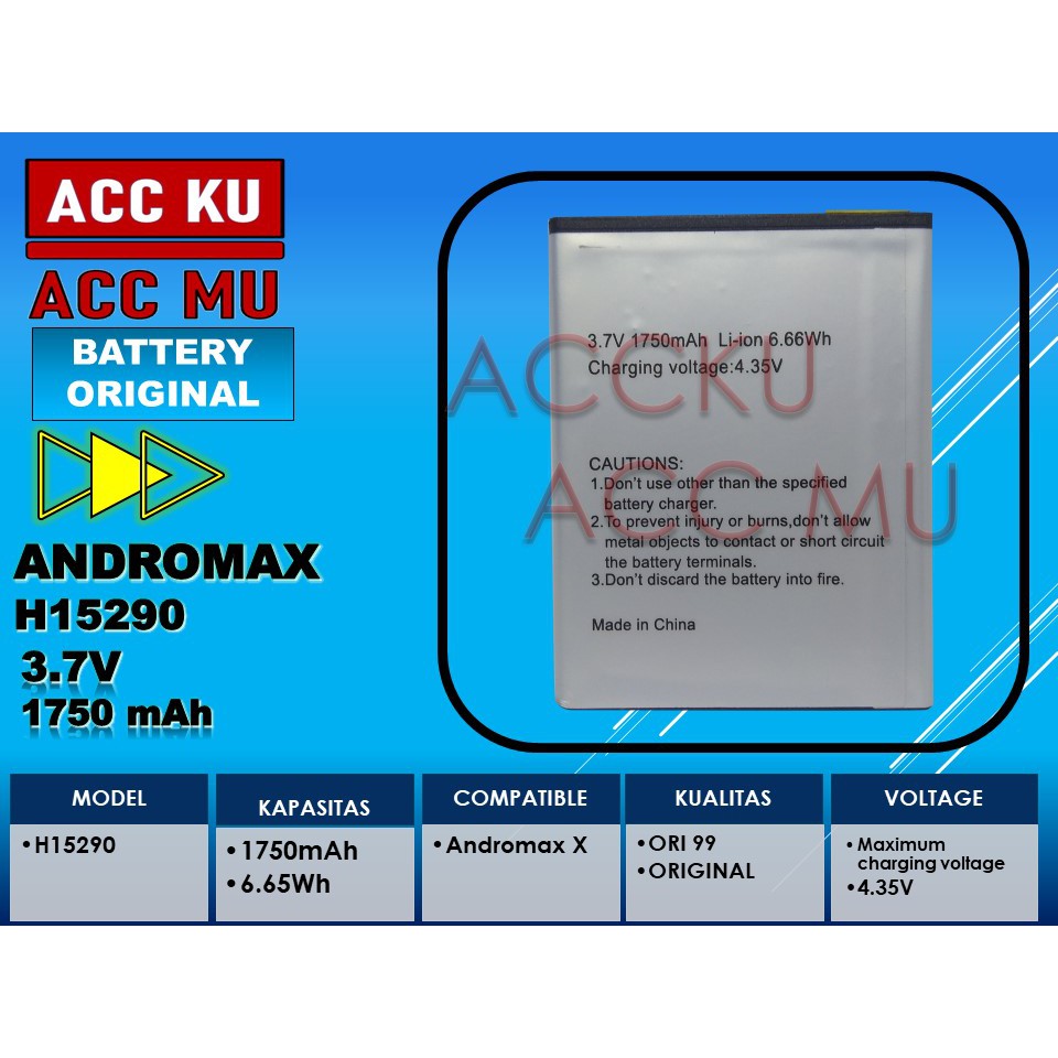 BATTERY SMARTFREEN ANDROMAX X H15290 ORIGINAL 99