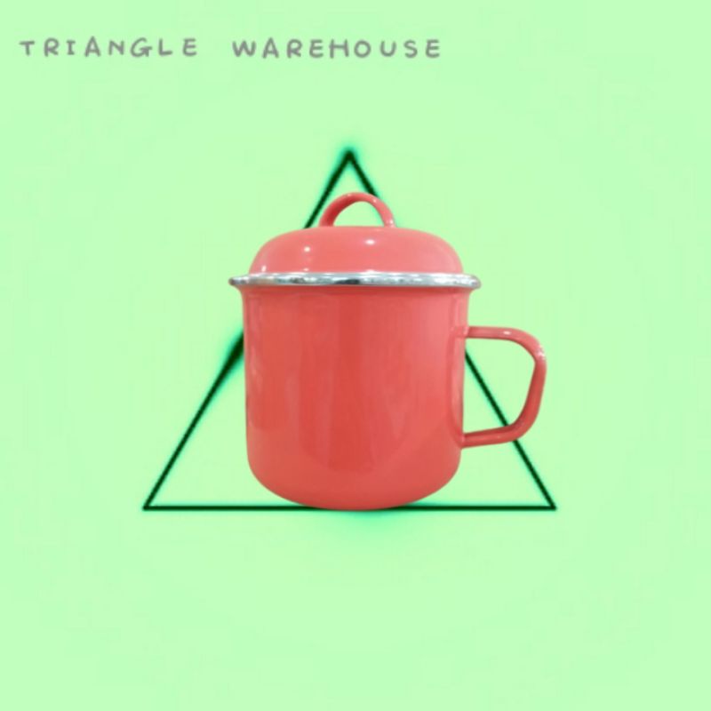 Cangkir Mug gelas enamel 14 cm