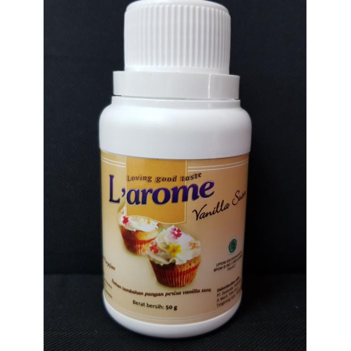 

Larome Vanila Susu 50 gr / Perisa Vanila BERKUALITAS