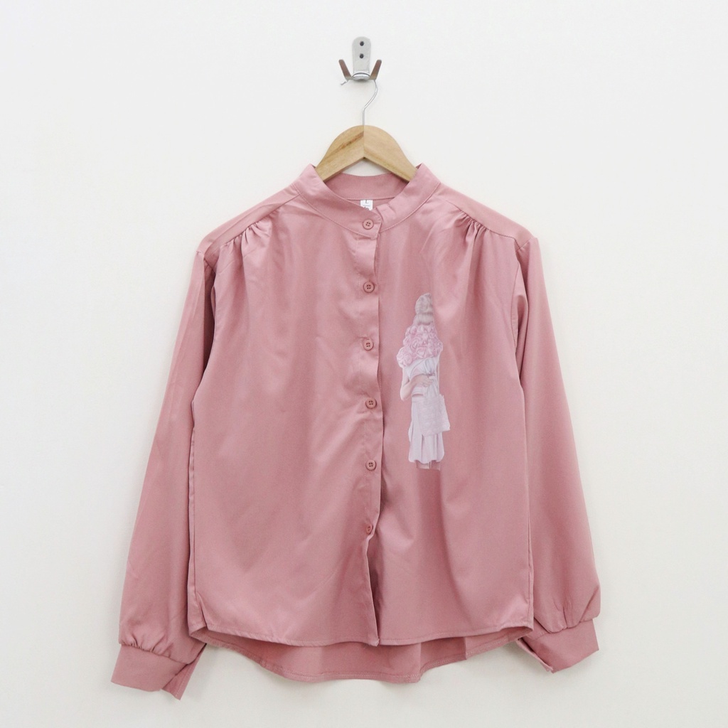 Rose girl hem top -Thejanclothes