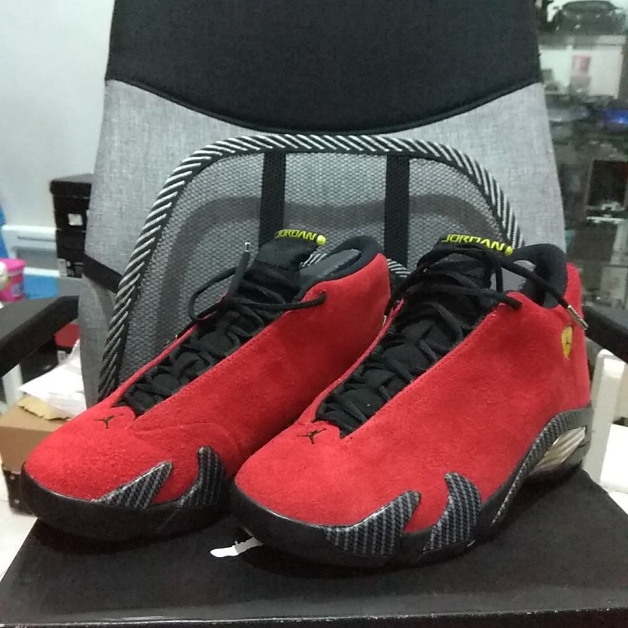 Air Jordan 14 Ferrari Red, ORI Size 42