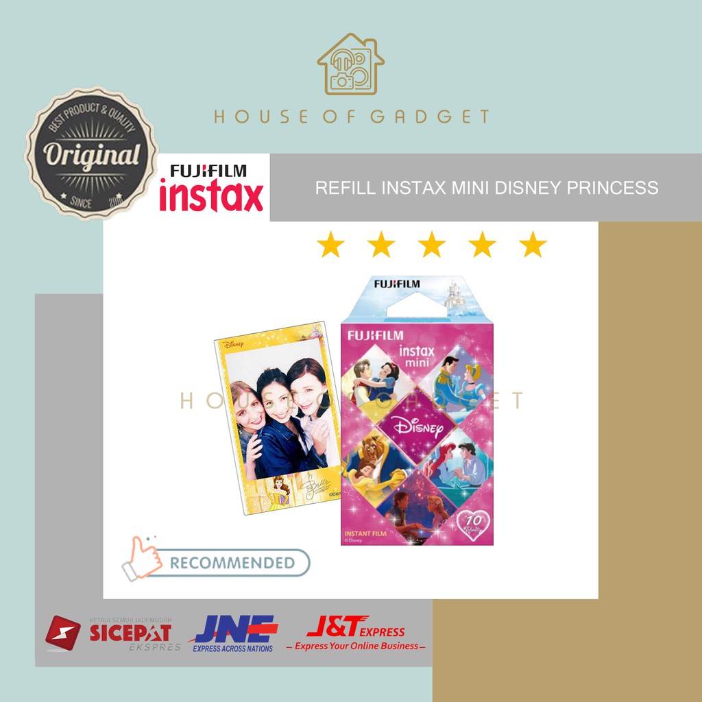 Fujifilm Refill Film Instax Mini Paper 8 9 11 25 40 50 70 90 Link Liplay Share SP1 SP2 Evo Disney Pr