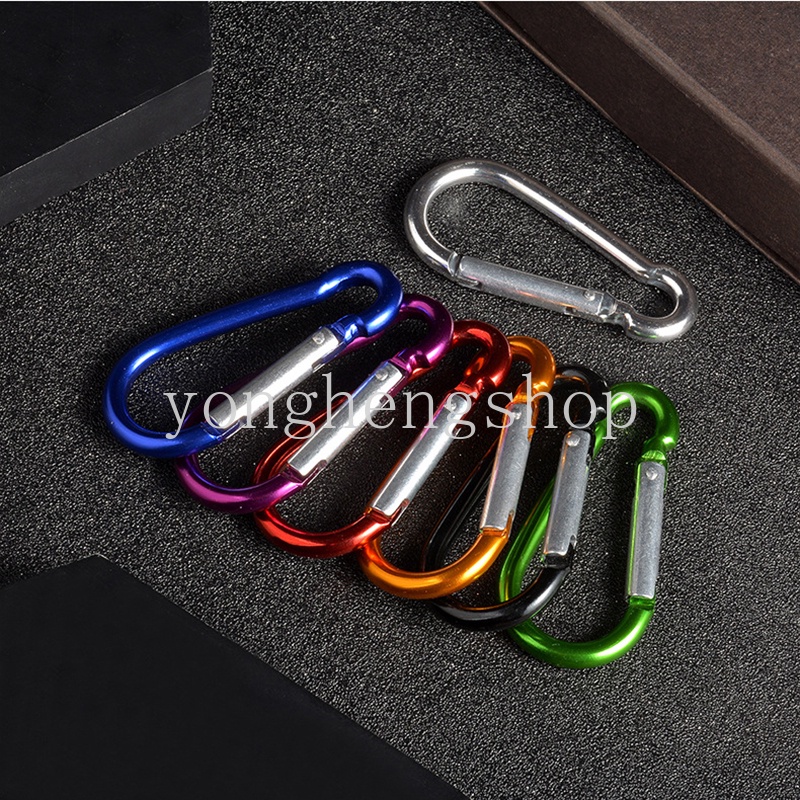 Gantungan Kunci Carabiner Mini Bahan Aluminum Alloy Untuk Camping