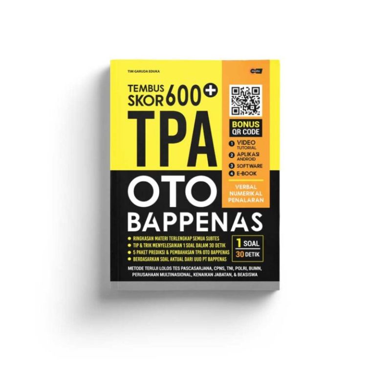 (Original) Tembus Skor 600+ TPA OTO Bappenas/Penerbit CMedia