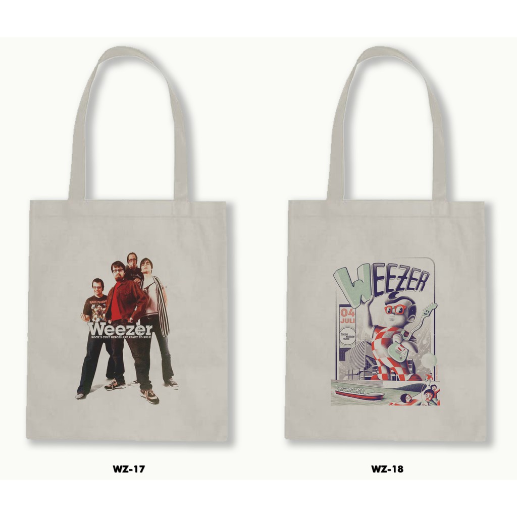 TOTE BAG BLACU - WEEZER .01