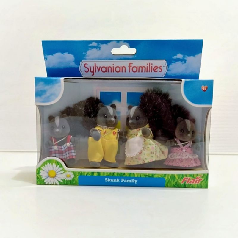 Sylvanian Skunk Family ( Very Rare )