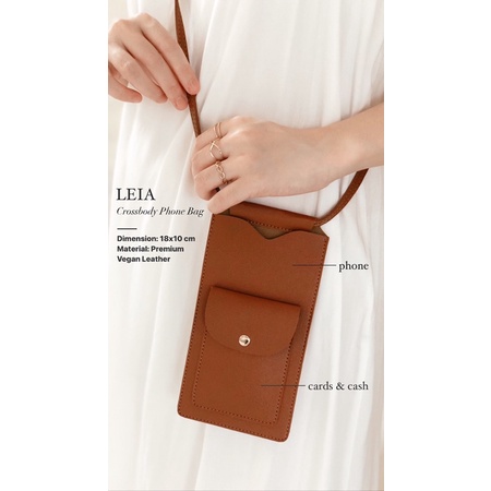 MIKAIA - LEIA Crossbody Phone Bag - Tas Handphone Selempang