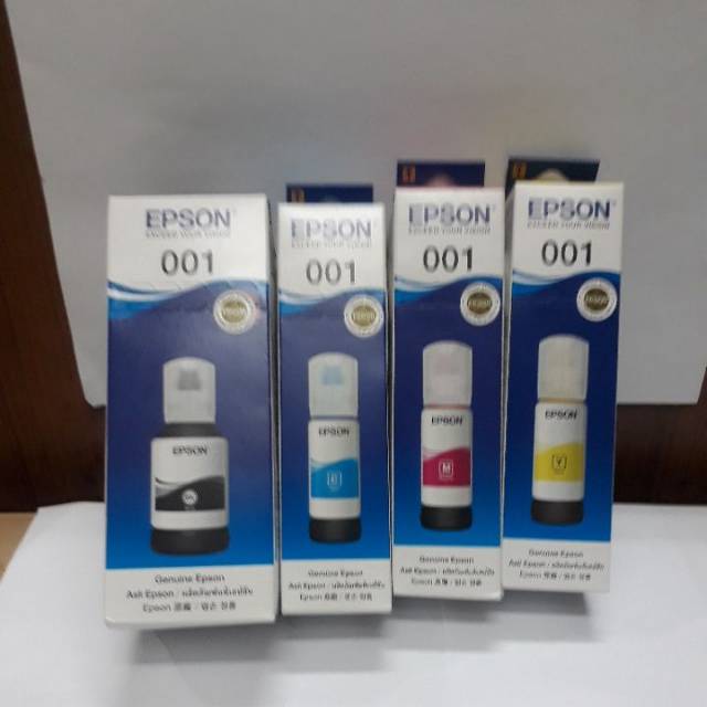 Tinta Epson 001 atau Tinta L4150 L4160 L6160 Original paketan