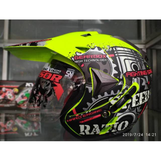 

JPR SUPERMOTO BLACK /YELLOW STABILO DOFF