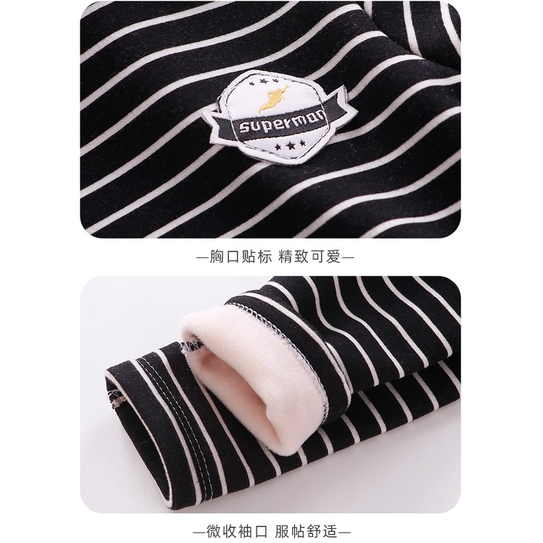 Kaos lengan panjang anak laki laki import model korea sweater hangat anak laki laki blouse bulu anak cowok