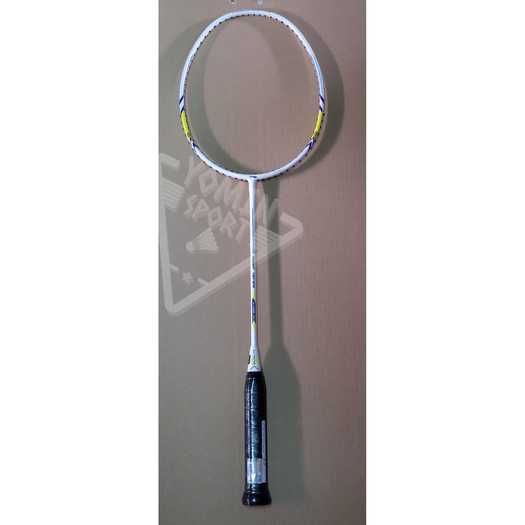 PROMO RAKET BADMINTON LINING SS88 / SS 88 WHITE YELLOW TERLARIS