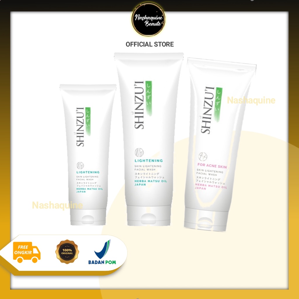 SHINZUI Facial Wash Lightening Anti Acne 40ml 80ml