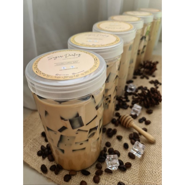 

Creamy Coffee Jelly Dessert Kopi Jelly Kopi Susu Coffee Cream Sugardarling.jkt