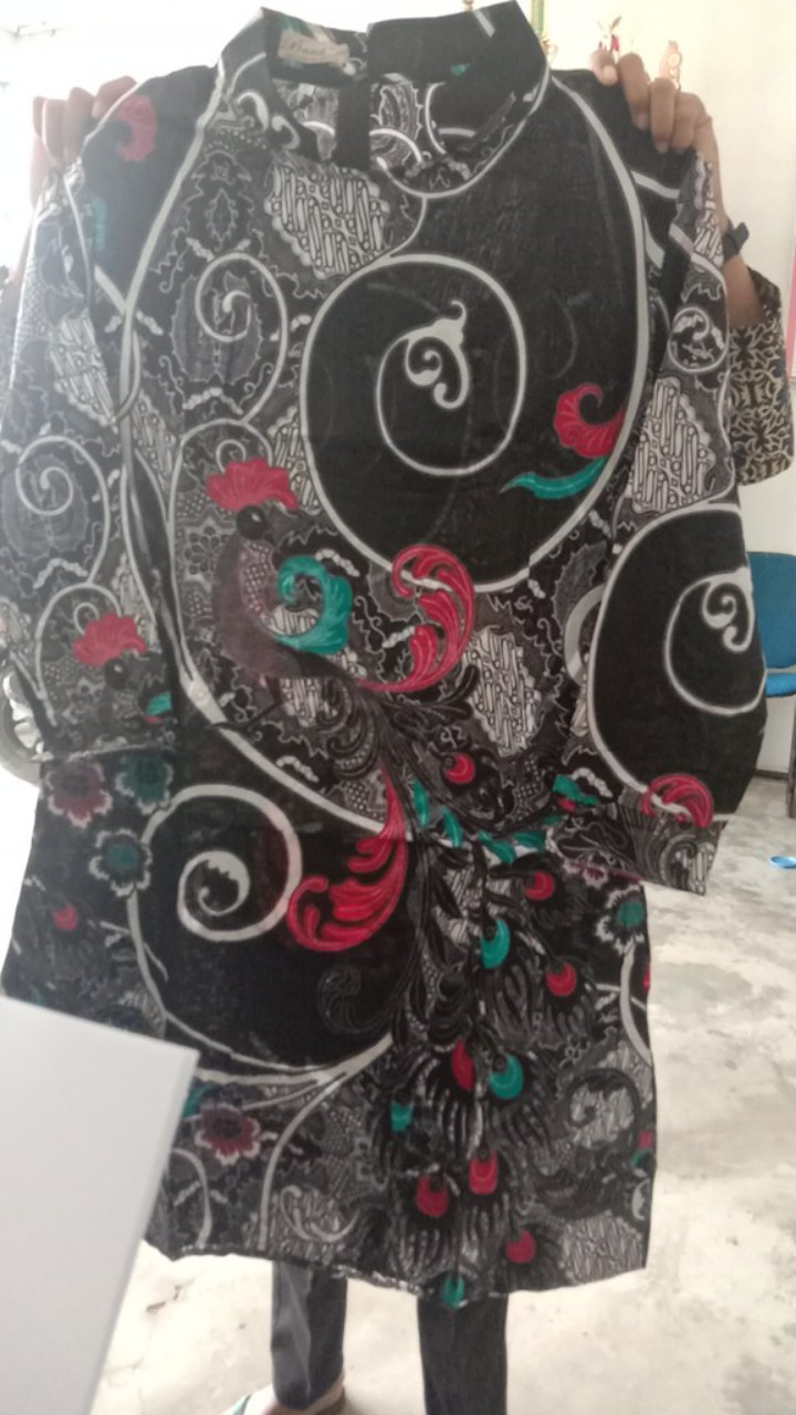 Terlaris Serut Genes Jelita Tunic Navbor Yelbor Whitbor Creambor Tunik Batik Modern Hrb030 Dolbi Dob