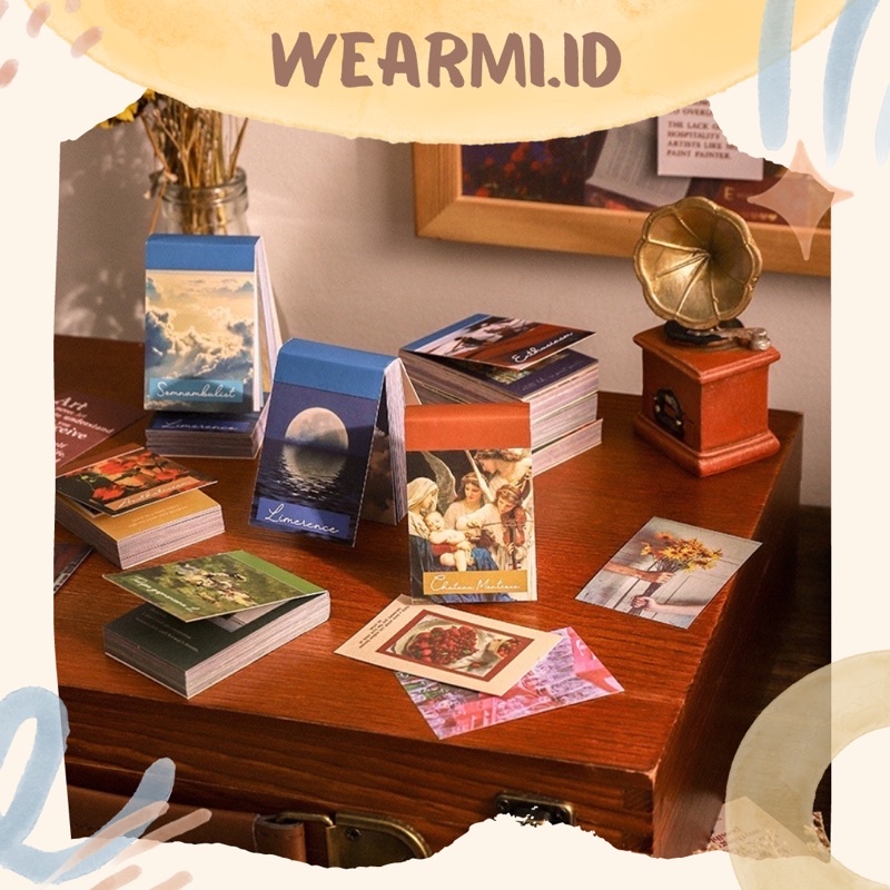 

50 Lembar Sticker Buku Pack Tanaman Vintage Flower Pack Paper Aesthetic scrapbook Jurnal Bujo DIY