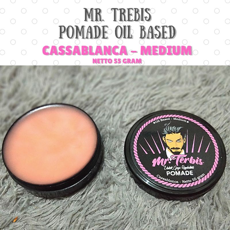 Pomade Oil Based Mr Trebis Paket 5 Pcs Free Sisir Saku