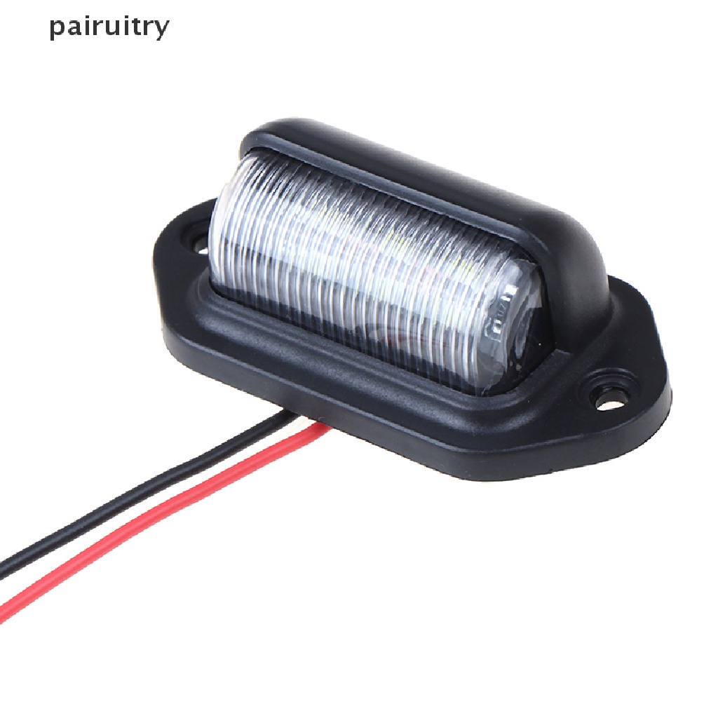 Prt 1Pc Lampu LED 6smd 12V Tahan Air Untuk Plat Nomor Mobilperahu