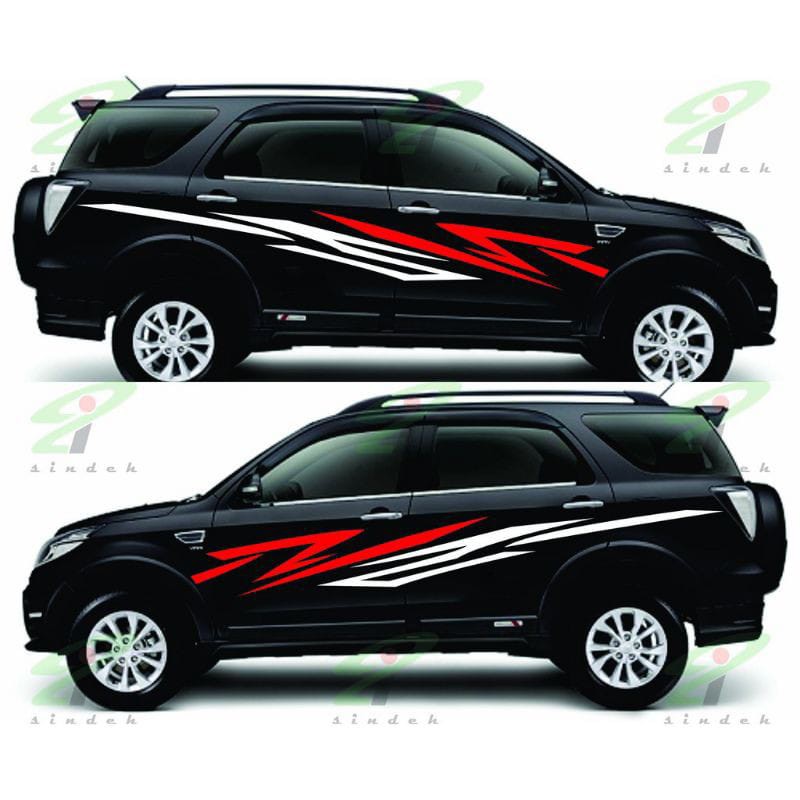 Sticker mobil toyota rush konde // sticker daihatsu terios konde // stiker mobil toyota rush - RH66
