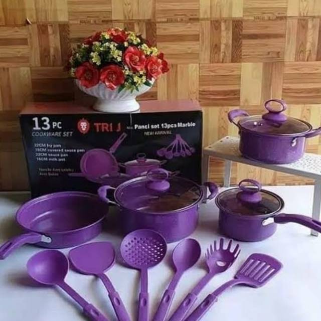 Panci set 13 Pcs Marble TRi j
