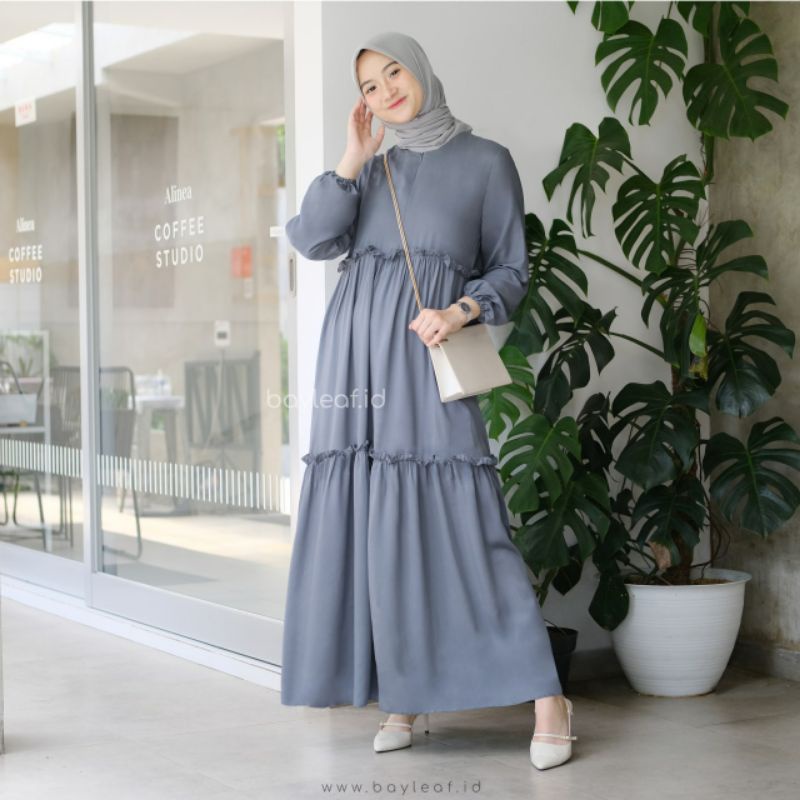 Bayleaf.id Ziaa Basic Dress Gamis Premium Part 2