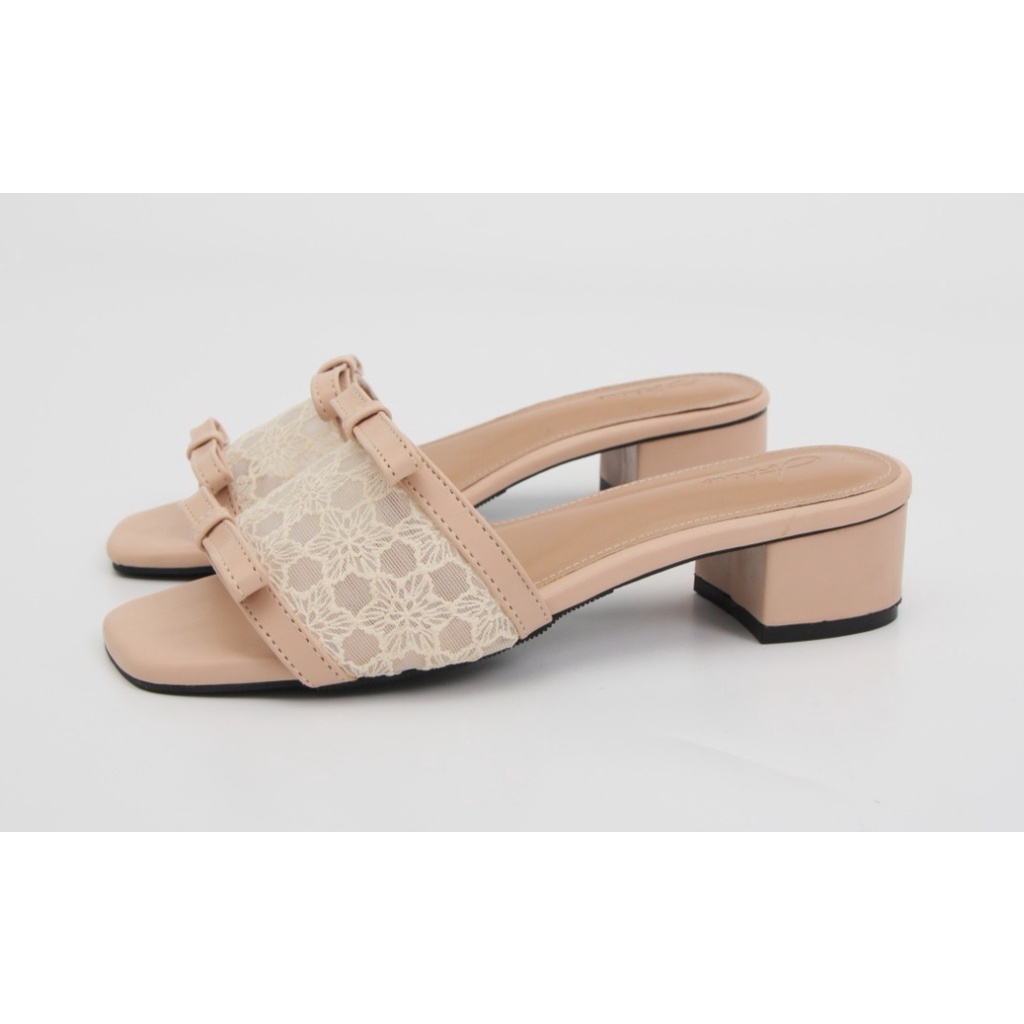 Arlaine- Molly Sandal Heels Wanita Pita 5 Cm