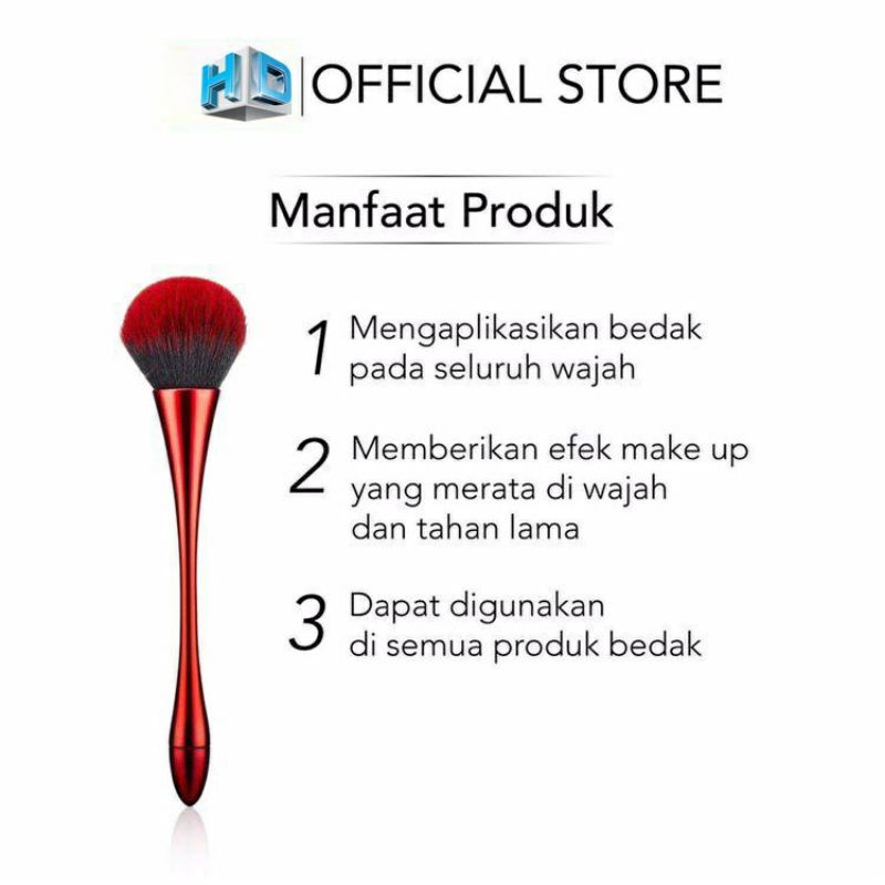 ~ PIYOSHI08 ~ Brush Make Up Besar Kuas Lembut - Kuas Blush On/Foundation/Bedak AF136