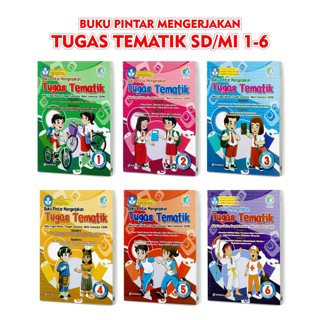 Jual Buku Tematik Sd Buku Pintar Mengerjakan Tugas Tematik Kelas