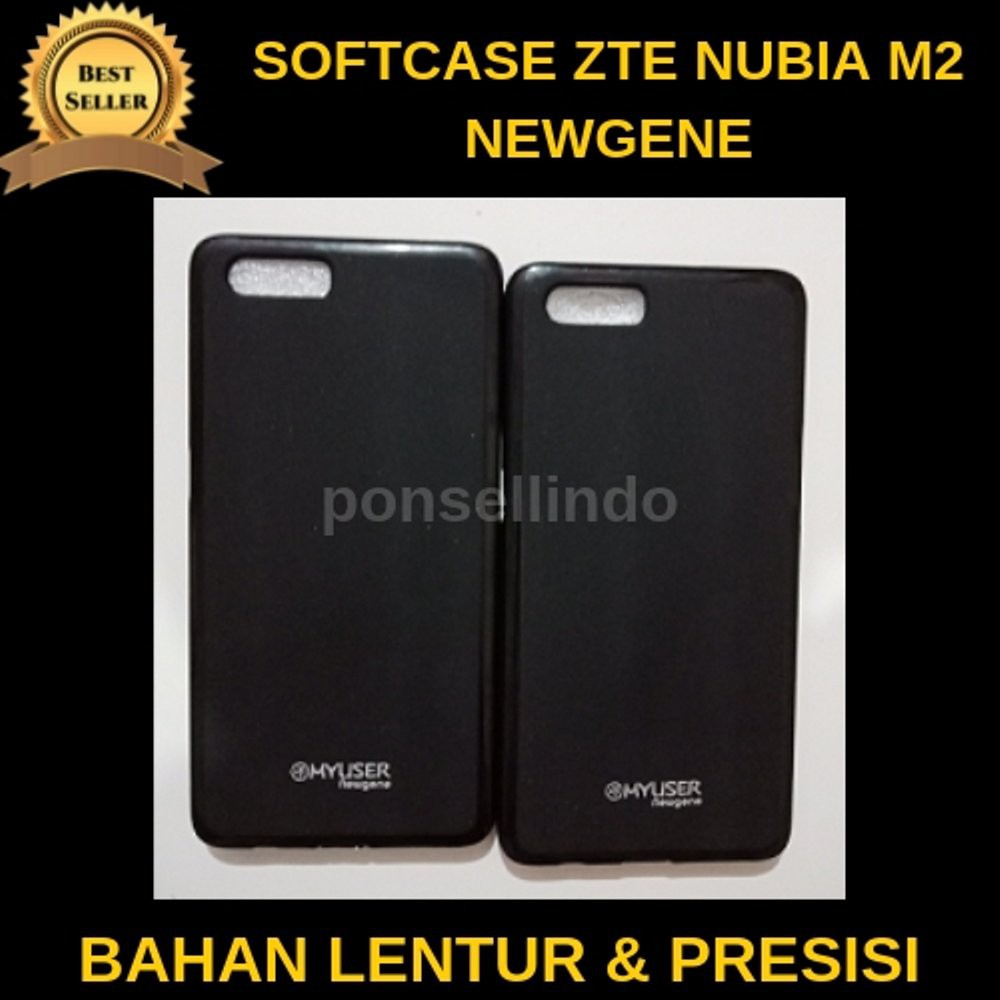 Softcase Black ZTE NUBIA M2 NEWGENE