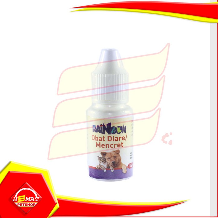 Obat Diare mencret Gangguan Pencernaan Kucing Anjing Rainbow 8 Ml