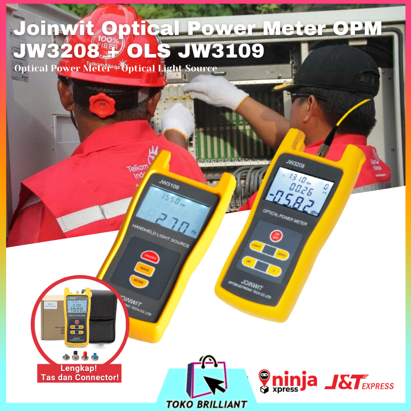 TERBARU Import!! Optical Power Meter JW 3208 dan Optical Light Source JW 3109