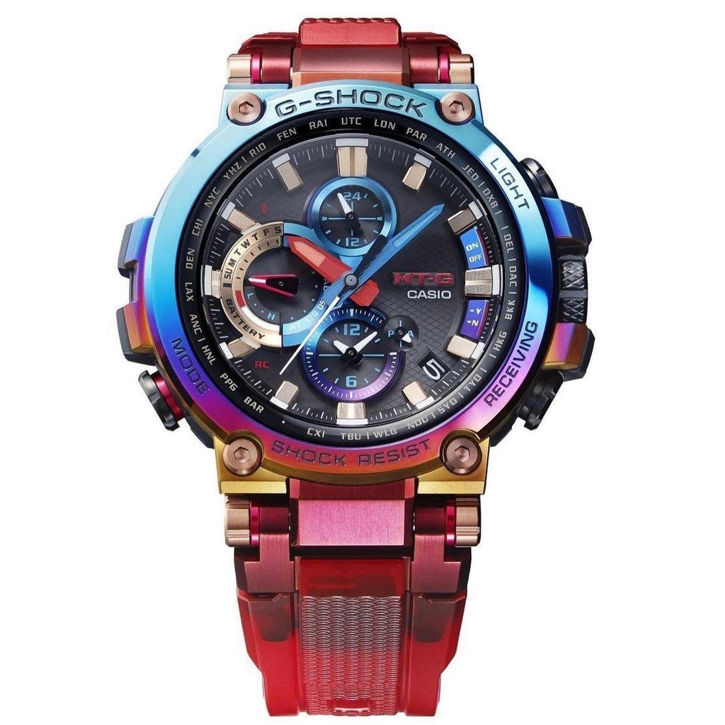 Jam Tangan Casio G-Shock / GShock MTG-B1000VL Rainbow Limited Edition