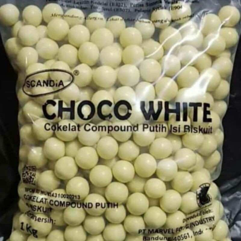 

scandia choco white coklat putih isi oreo