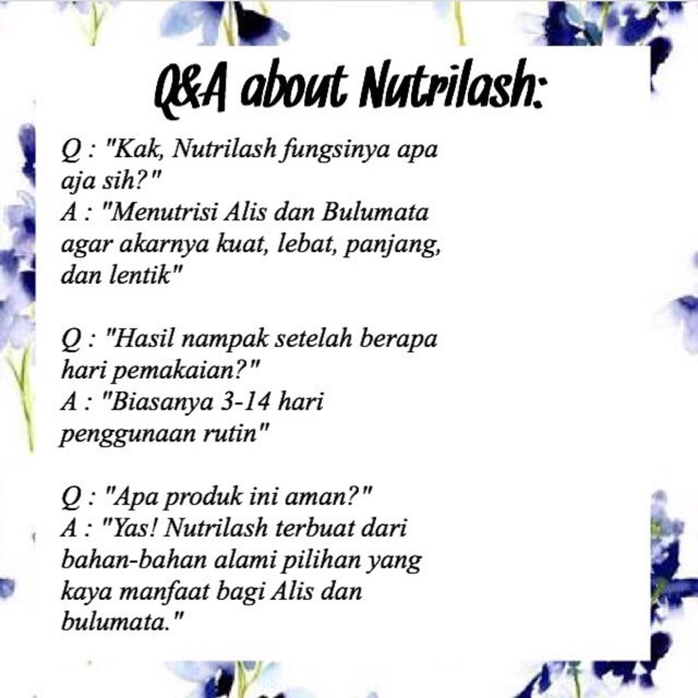 [GROSIR] NUTRILASH 10pc Nutrishe serum bulumata alis Jakarta