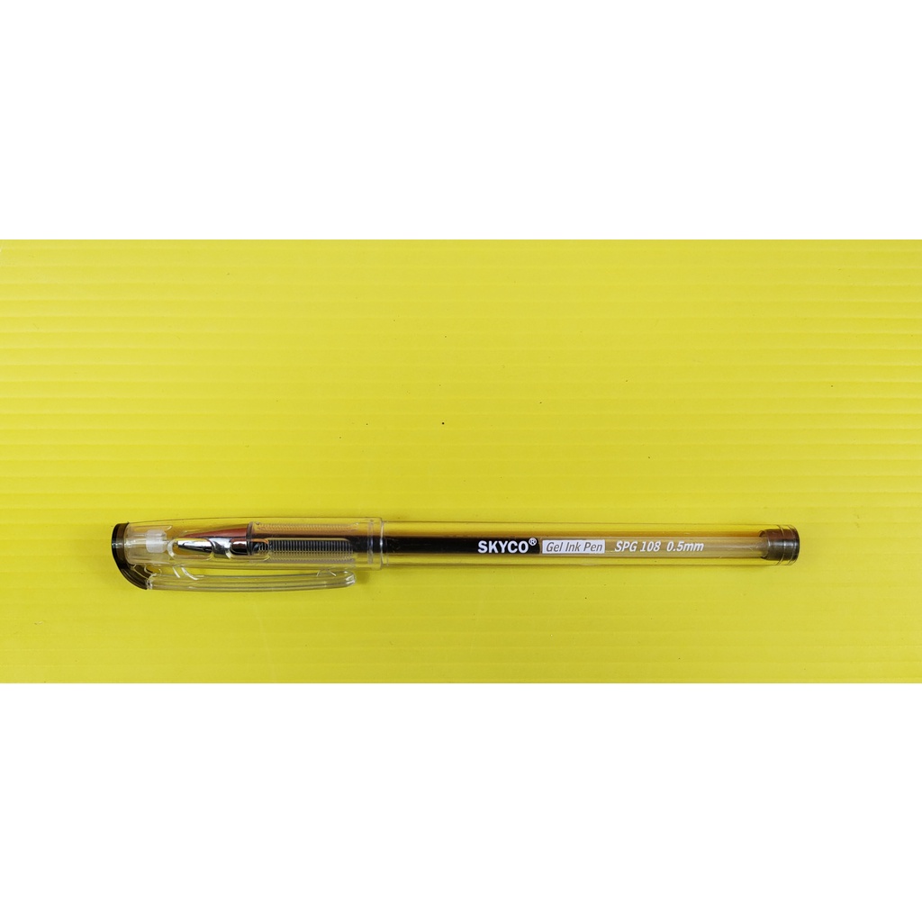 

PULPEN GEL / CAIR SKYCO SPG 108 0.5 MM WARNA HITAM