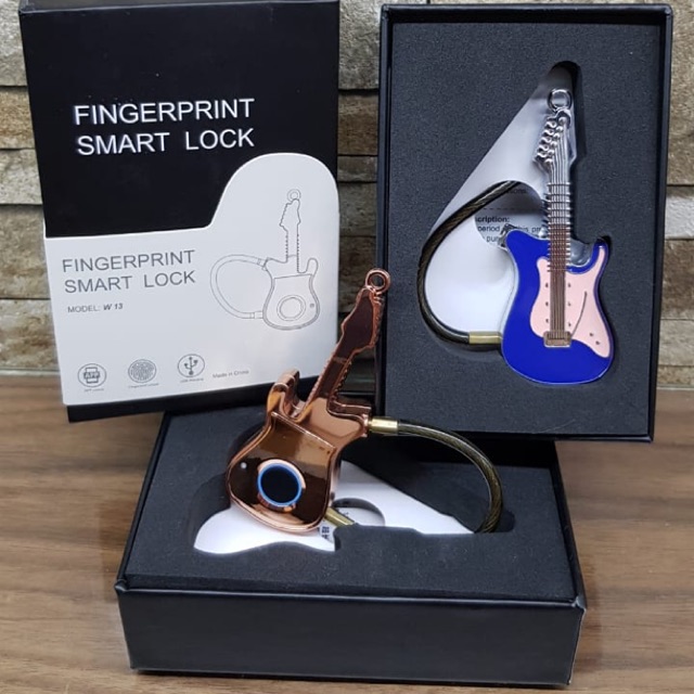 Gembok finger print smart lock GITAR